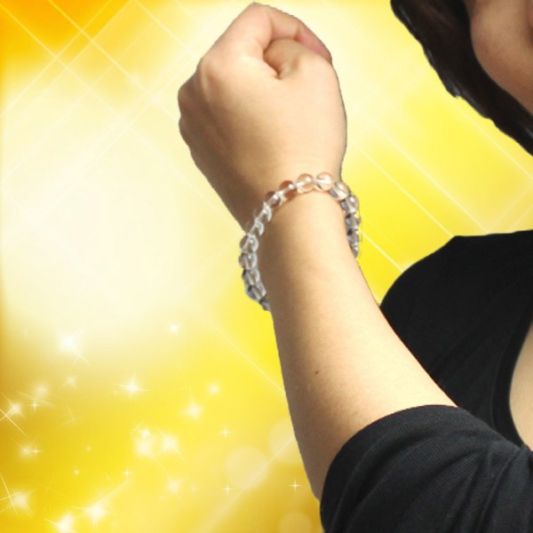 AA級水晶ブレスレット8mm【紙箱付き】