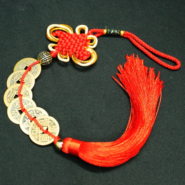 中国結 風水六帝古銭(赤) – 株式会社廣友オンラインショップ