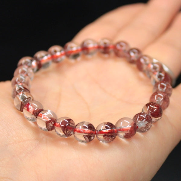 レッドファントム ブレスレット 8mm AA級【高級ケース付き】