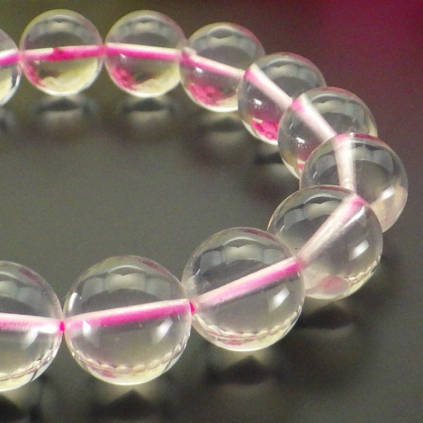 AAA級ローズクォーツブレスレット13mm【紙箱付き】