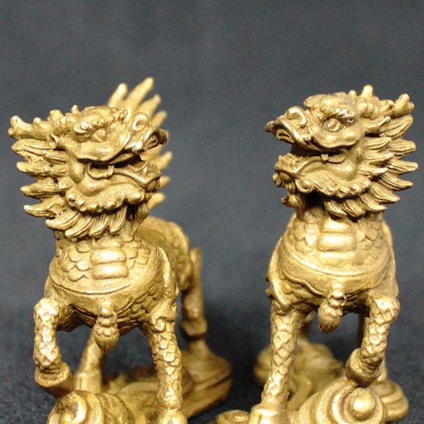 銅製「麒麟(小)(一対)」