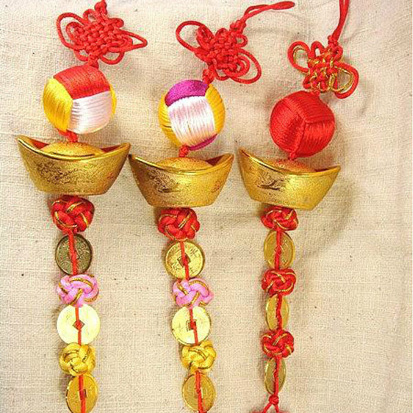 中国結「秀球元宝財源(大)」