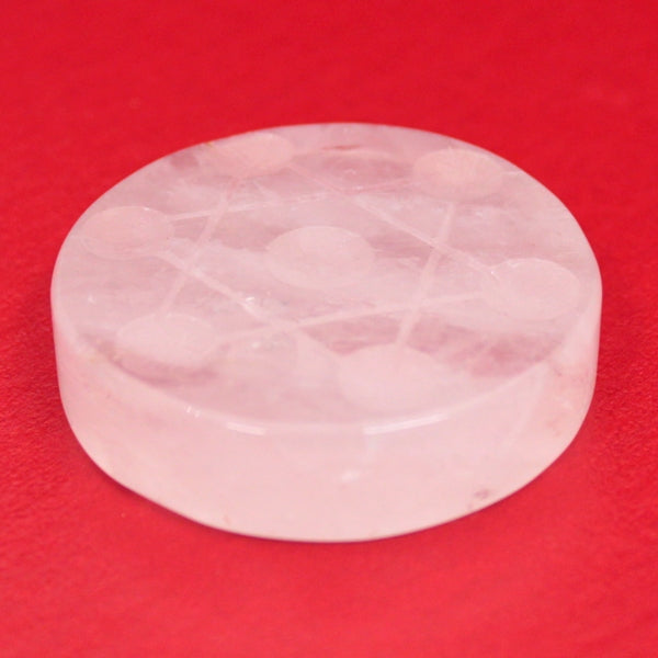 ローズクォーツ七星陣(ローズクォーツ台座)