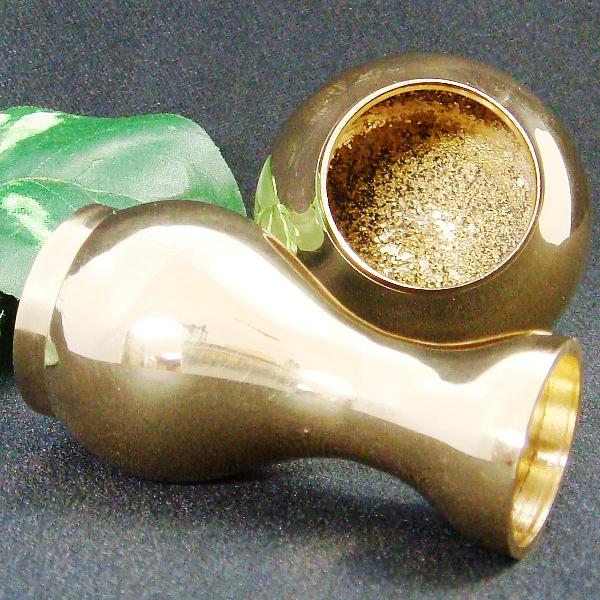 銅製 葫蘆(フールー)桃花瓶(小)