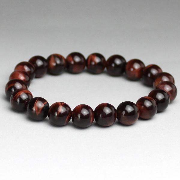 A級レッドタイガーアイブレスレット10mm【紙箱付き】