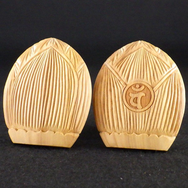 白檀香合仏 開運十二支御守本尊(未(ひつじ・ヒツジ・羊)・申(さる・サル・猿) 大日如来)●金色巾着付