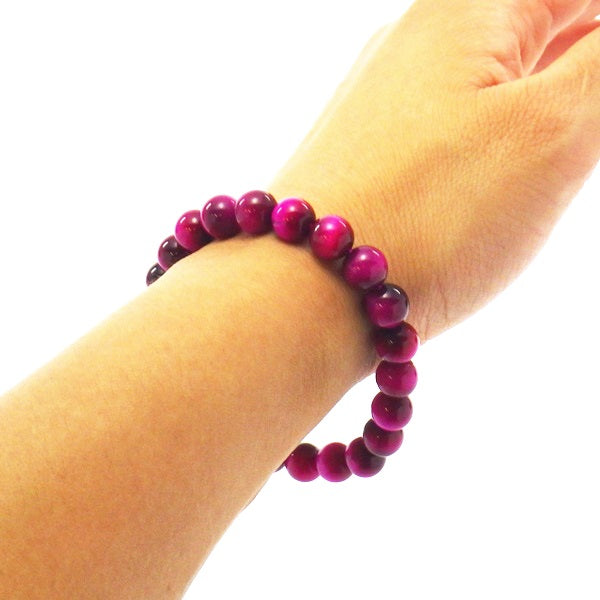 A級ローズタイガーアイブレスレット8mm【紙箱付き】