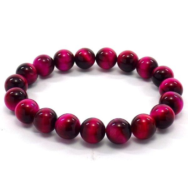 A級ローズタイガーアイブレスレット10mm【紙箱付き】