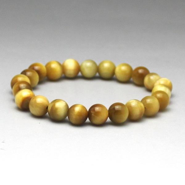 AA級ゴールドタイガーアイブレスレット8mm【紙箱付き】