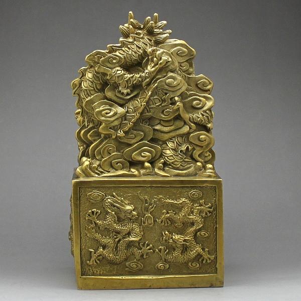 銅製「九龍金庫印」