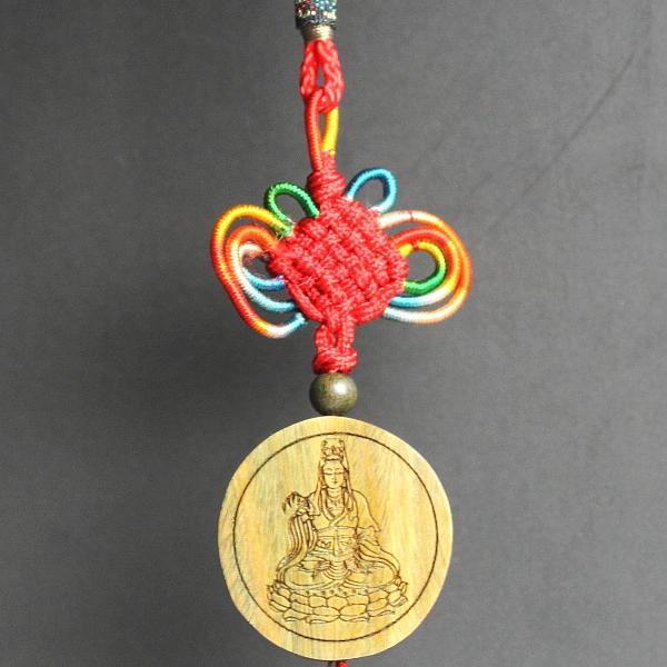 中国結 緑檀 元宝