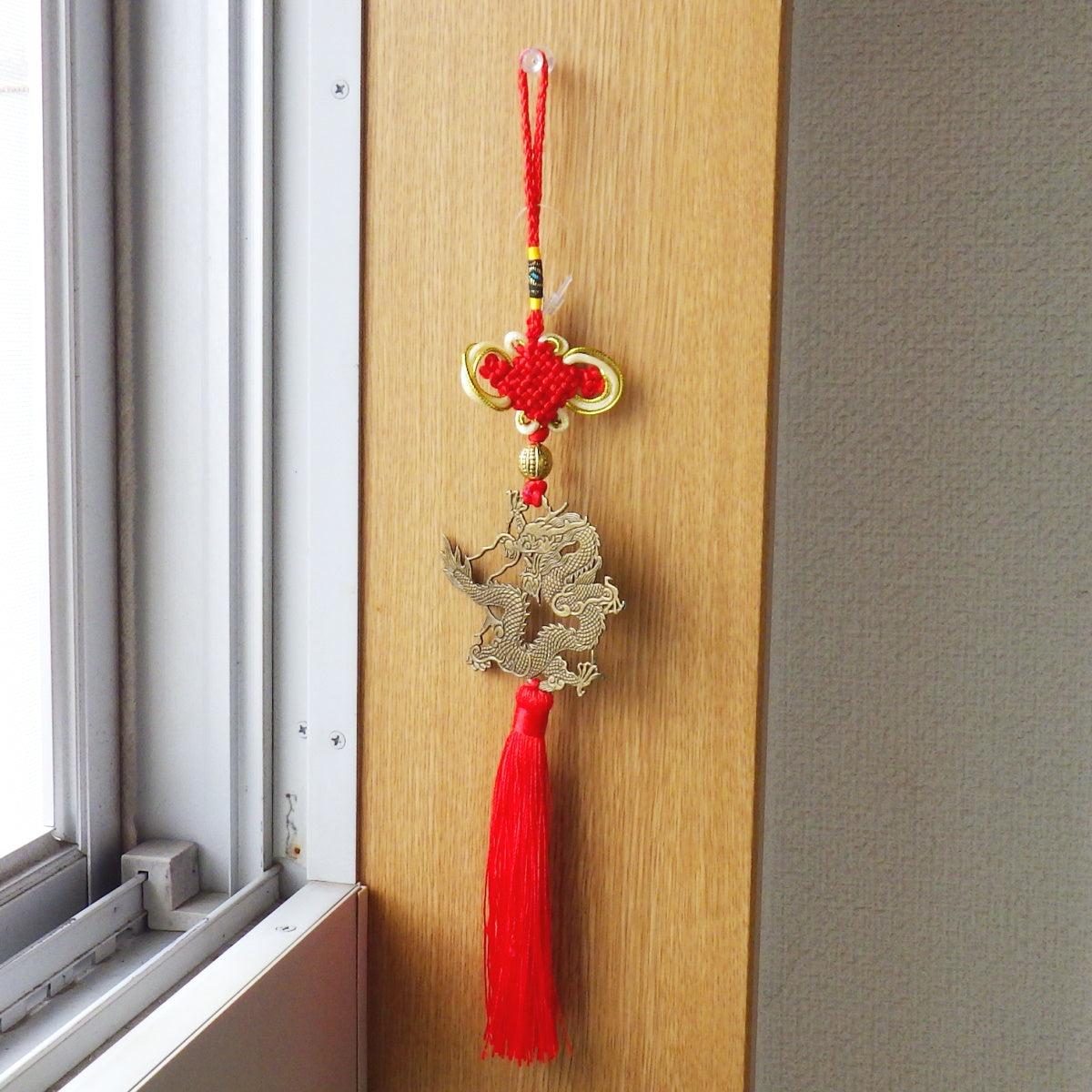 中国結「龍」(赤)