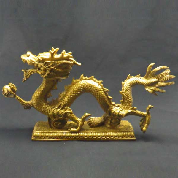 銅製「一尺大漢龍」