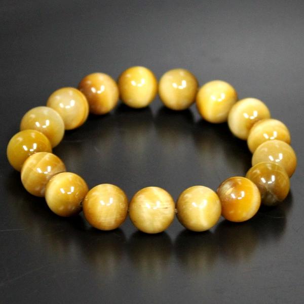 AA級ゴールドタイガーアイブレスレット12mm【紙箱付き】