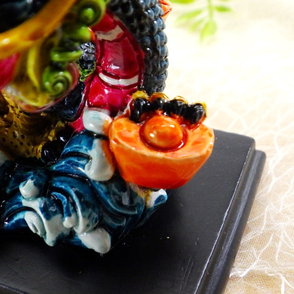 樹脂製ラッキーカラー「風水龍」(ミニ)(Bタイプ)