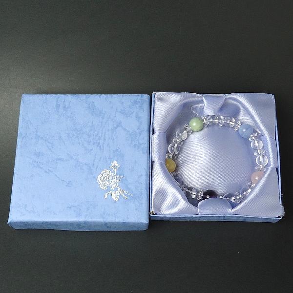 幸せのお守り女神ブレスレット●石の意味カード【紙箱付き】