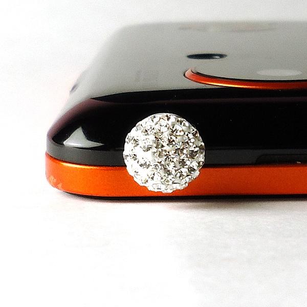 スマホ用フォンピアス(白)