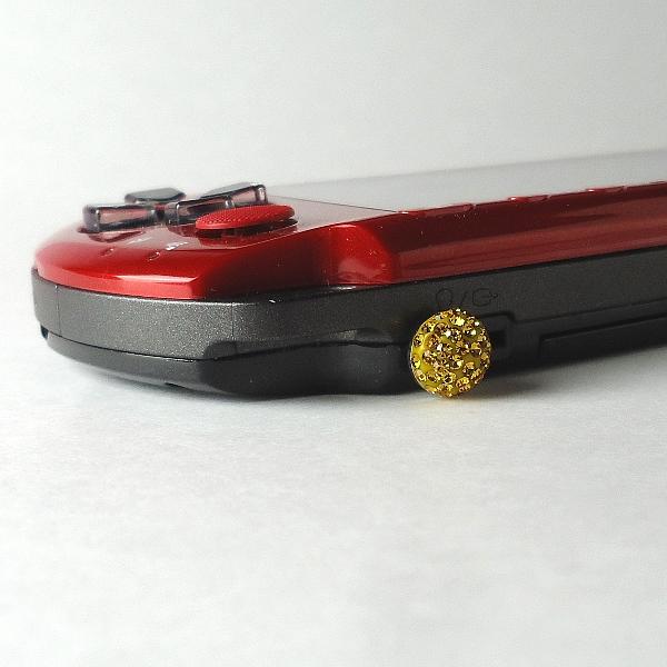 スマホ用フォンピアス(黄)