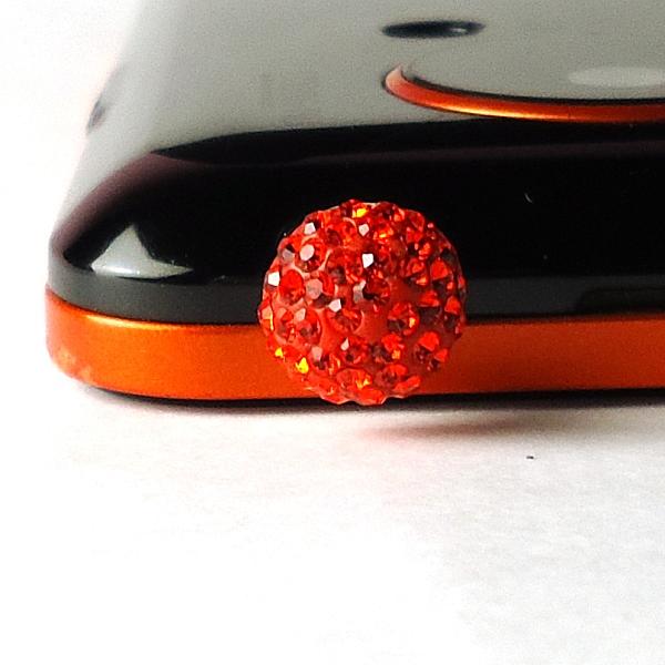 スマホ用フォンピアス(橙)