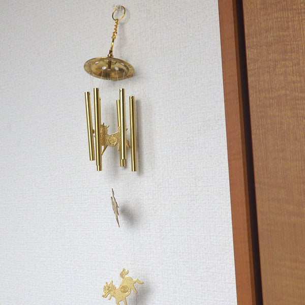 風水六管風鈴(麒麟)(ウィンドベル)(ウィンドチャイム)【再入荷新商品】