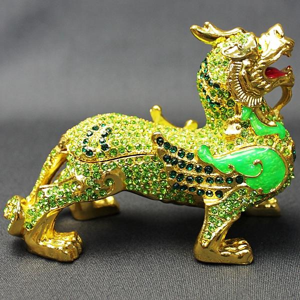 ラインストーン「有角古代ヒキュウ(貔貅)」(Gタイプ)