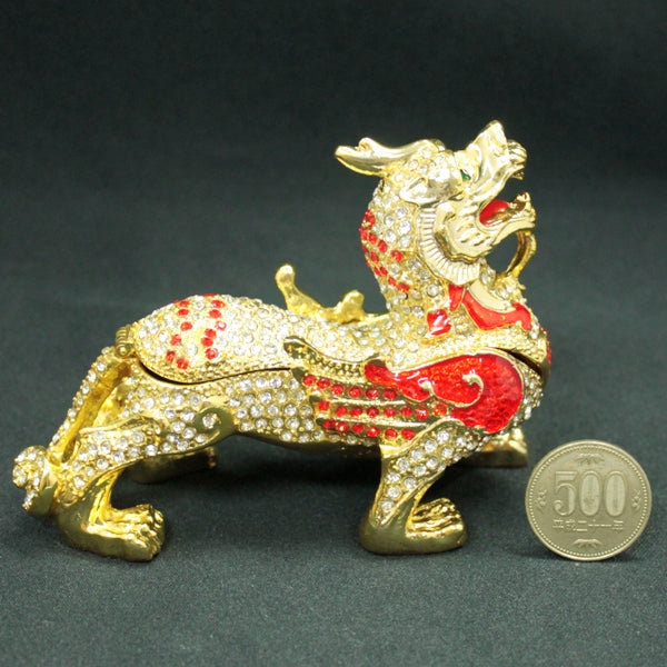 ラインストーン「有角古代ヒキュウ(貔貅)」(Rタイプ)