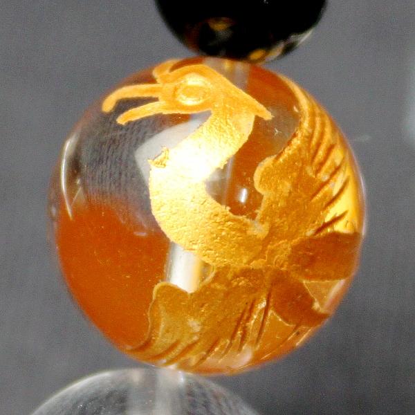 AA級風水青龍・朱雀彫り太極図ブレスレット(仕事運・対人運)●石の意味カード付【紙箱付き】