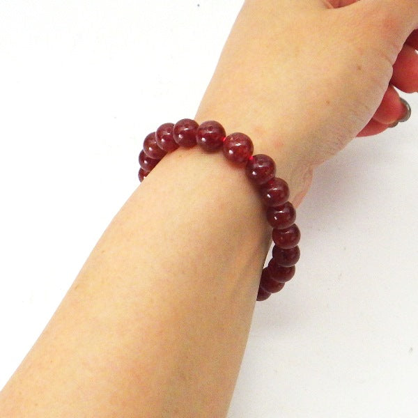 AAAA級サンストーンブレスレット8mm【高級ケース付き】