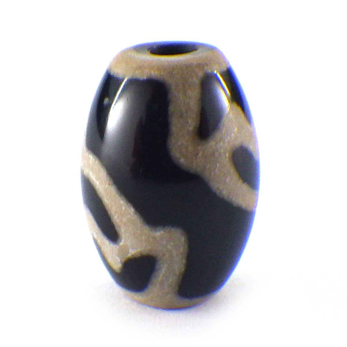 蓮花天珠(小)(黒)(1個)