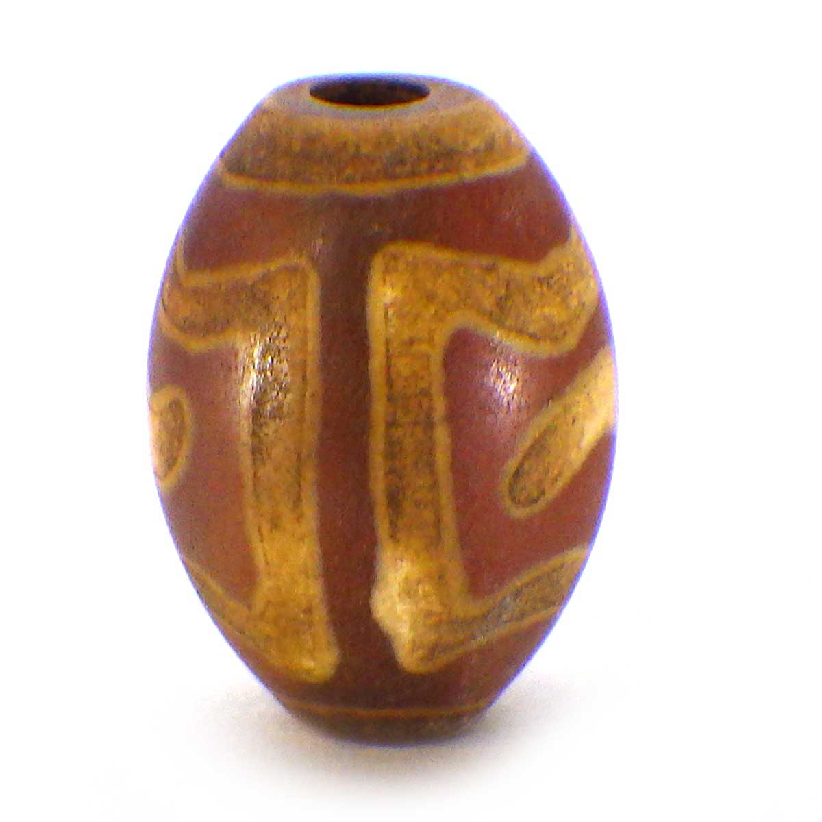 大鵬鳥天珠(中)(老茶)(1個)