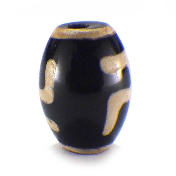 萬字天珠(中)(黒)(1個)