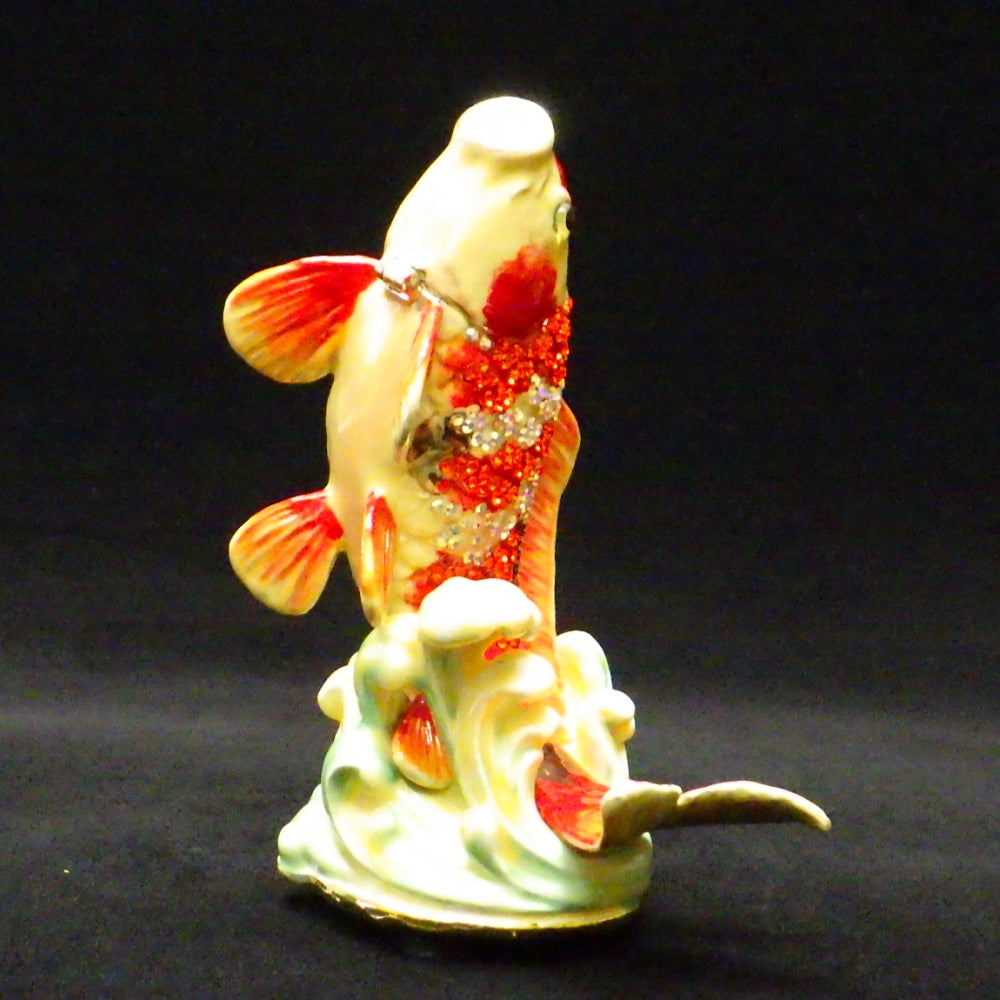 高級ラインストーン「鯉の滝昇り」