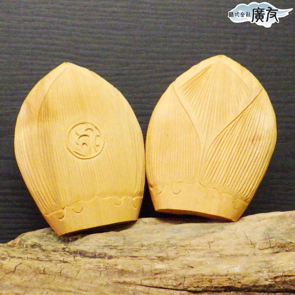 白檀香合仏 開運十二支御守本尊(子(ねずみ・ネズミ・鼠) 千手観世音菩薩)(小)●金色巾着付