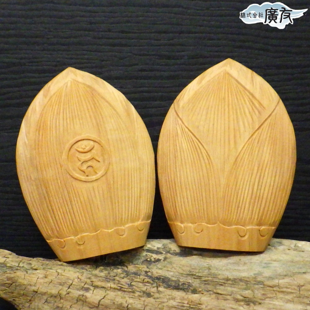 白檀香合仏 開運十二支御守本尊(酉(とり・トリ・鶏) 不動明王)(小)●金色巾着付