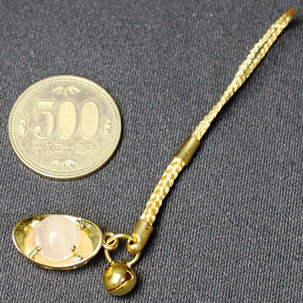 元宝風水ストラップ(ローズクォーツ)