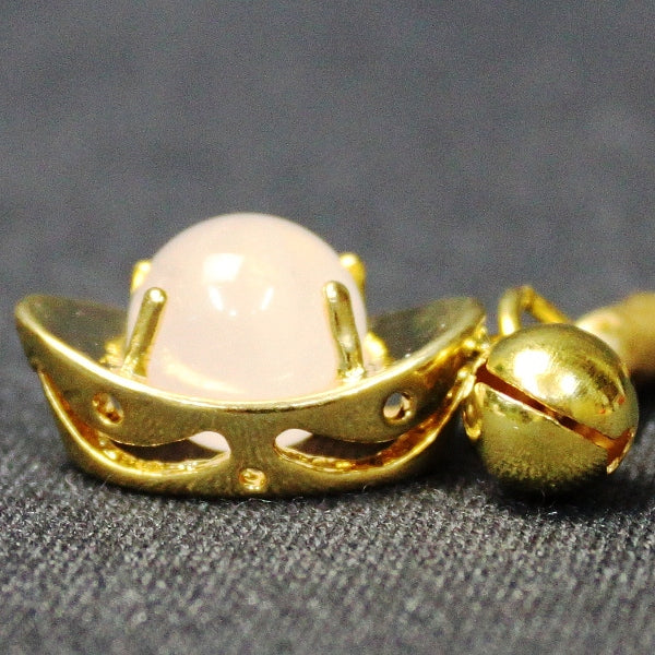 元宝風水ストラップ(ローズクォーツ)