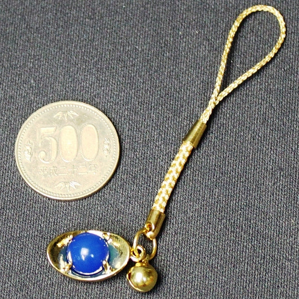 元宝風水ストラップ(ブルージェード)