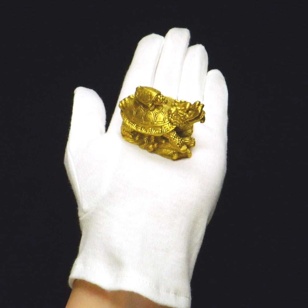 銅製「金運の龍亀(一対)」