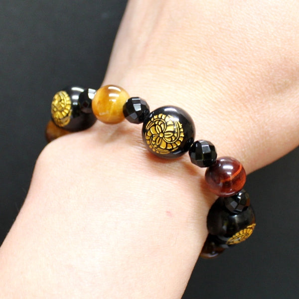 『黒田官兵衛』勝負運・対人運・金運アップブレスレット●石の意味カード【紙箱付き】