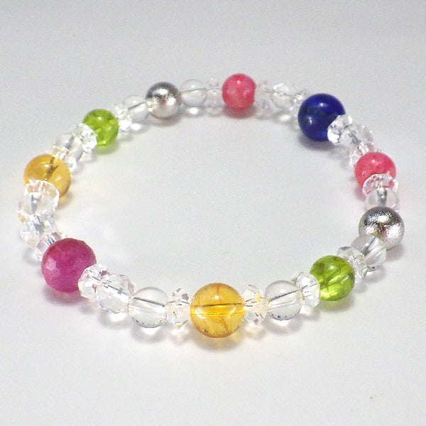 高級天然石使用 全体運ブレスレット●石の意味カード付き【高級ケース付き】