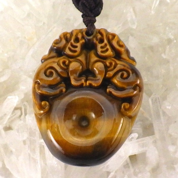 タイガーアイ「貔貅(ヒキュウ)」ネックレス