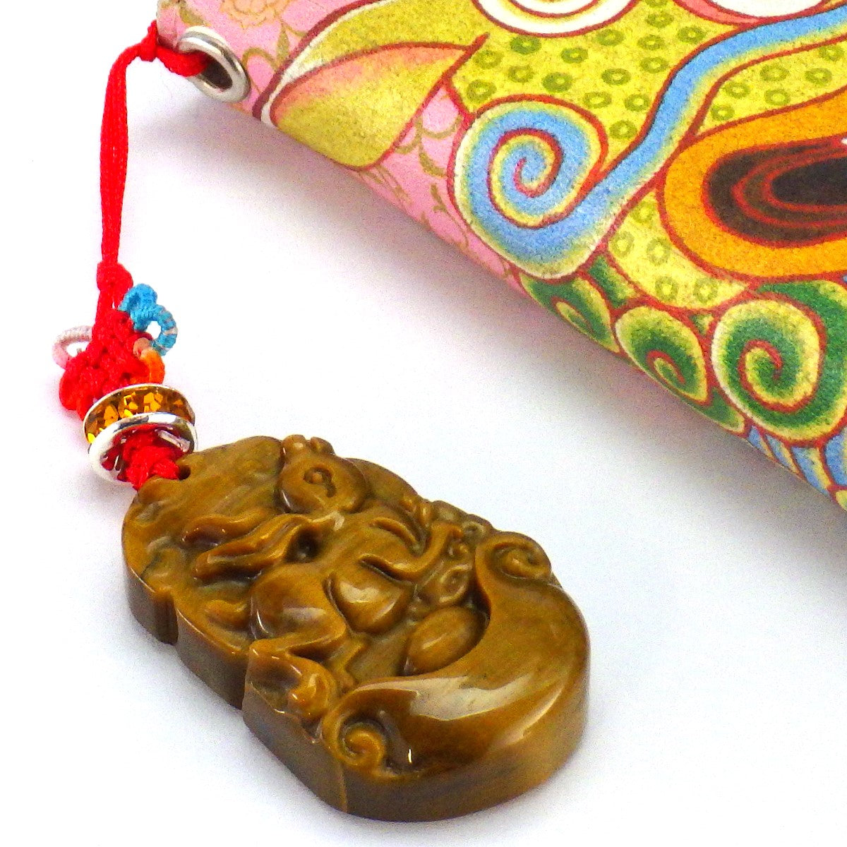 タイガーアイストラップ(卯(うさぎ))