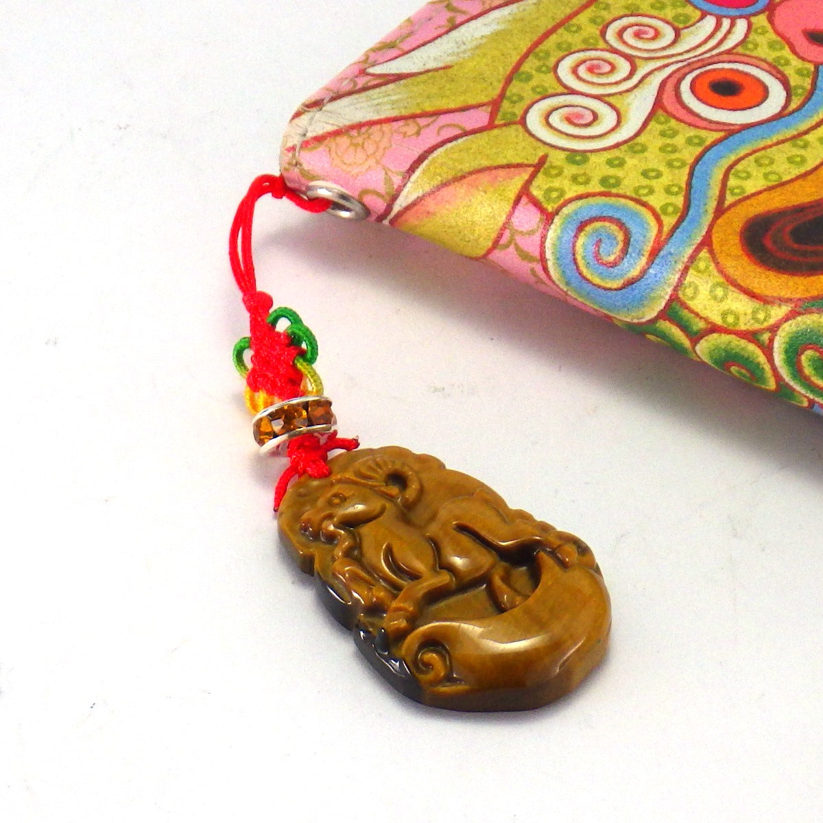 タイガーアイストラップ(未(ひつじ))