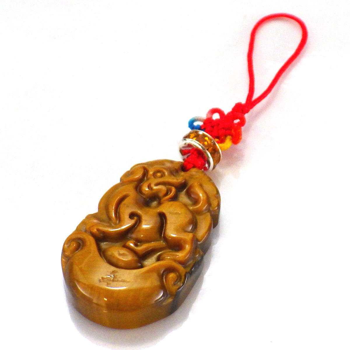 タイガーアイストラップ(戌(いぬ))