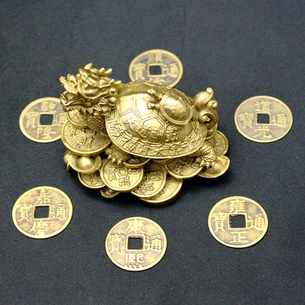 銅製「風水六帝古銭(大)6枚組」×10セットまとめ買い