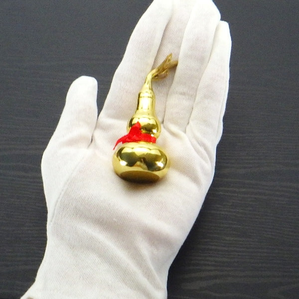 銅製 葫蘆(フールー)桃花瓶(ミニ)