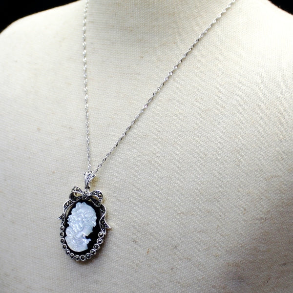 シェルカメオペンダントトップ