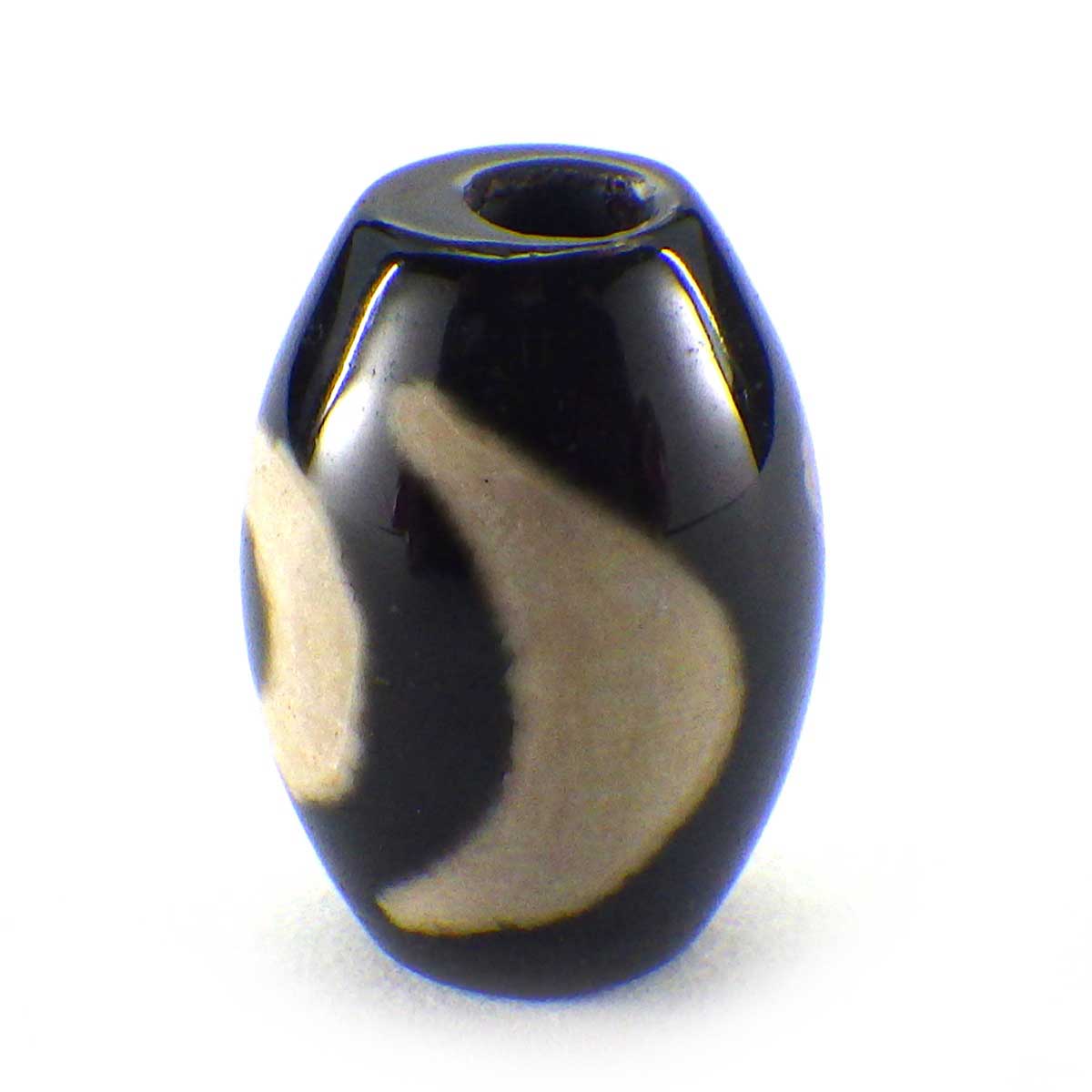 日月星天珠(小)(黒)(1個)