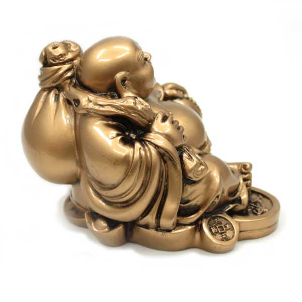 樹脂製 金運祈願 座布袋