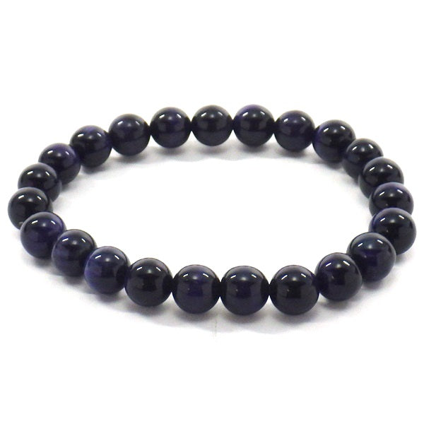 AA級パープルタイガーアイブレスレット8mm【紙箱付き】